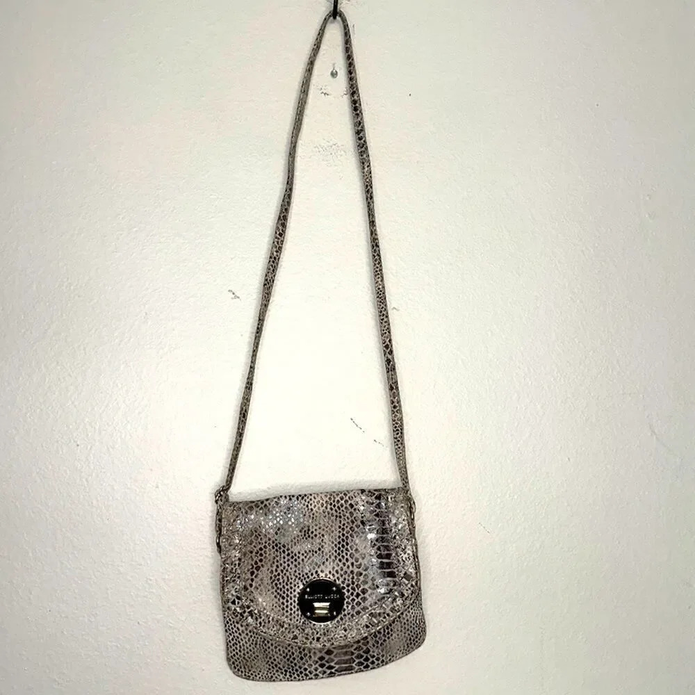Elliot Luca crossbody snake skin print